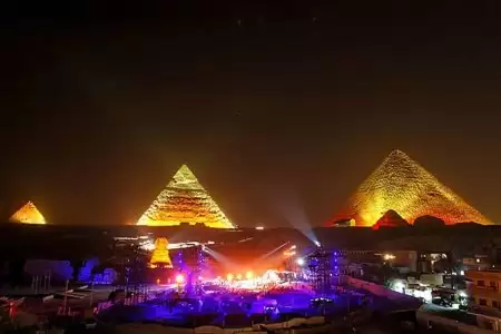 Sound and Light Show at the Pyramids